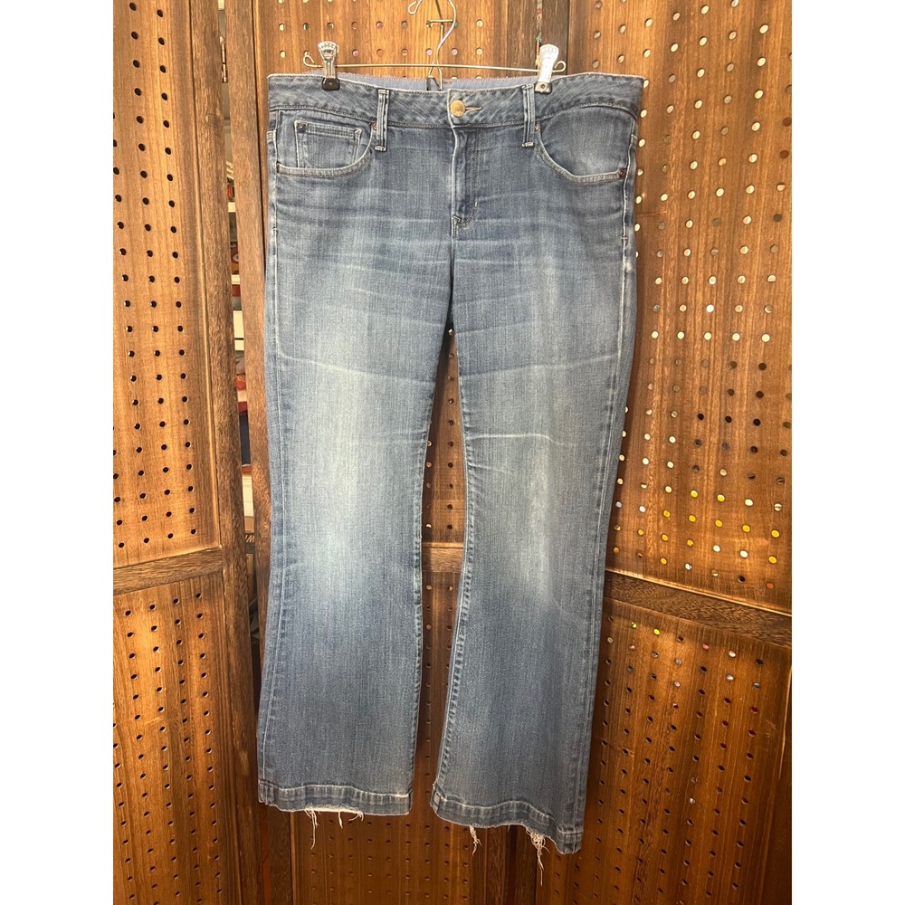 Gap 1969 Long & Lean Women's 31/12r Jeans Dark style 673950-00 Distressed AS IS